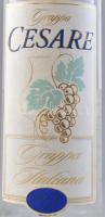 cca. 15 éves Cesare Grappa, 0,5l, 38% Vol, Olaszország, bontatlan palack