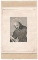 Jaresch jelzéssel: Olvasó szent portréja. Acélmetszet, papír, papírra kasírozva. Jelzett a metszeten. 9,5×6,5 cm.