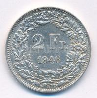Svájc 1946B 2Fr Ag T:2 Switzerland 1946B 2 Francs Ag C:XF Krause KM#21