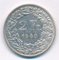 Svájc 1960B 2Fr Ag T:2,2- Switzerland 1960B 2 Francs Ag C:XF,VF Krause KM#21