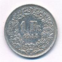 Svájc 1944. 1Fr Ag T:2- Switzerland 1944. 1 Franc Ag C:VF 
Krause KM#24