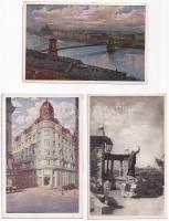 Budapest - 8 db régi képeslap