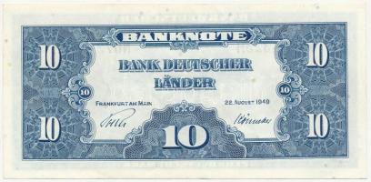 Német Szövetségi Köztársaság 1949. 10M T:III
Federal Republic Germany 1949. 10 Mark C:F
Krause 16