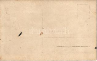 Osztrák-magyar katonák ágyúval / WWI Austro-Hungarian K.u.K. military, soldiers with cannon. photo (...