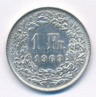 Svájc 1963B 1Fr Ag T:1-,2 Switzerland 1963B 1 Franc Ag C:AU,XF  Krause KM#24