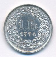 Svájc 1964B 1Fr Ag T:2 Switzerland 1964B 1 Franc Ag C:XF  Krause KM#24