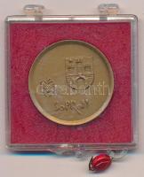 Somorjai László (1949-) 1977. "Sopron" Br emlékérem eredeti plombált ÁPV plasztiktokban (3...