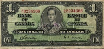 Kanada 1937. 1$ T:III