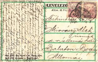 1923 Síelő hölgy művészlap, téli sport, Diana krém reklám a hátoldalon / Skiing lady. Hungarian art ...