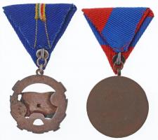 1964. "A Haza Szolgálatáért Érdemérem ezüst fokozat" zománcozott ezüstözött Br kitüntetés ...