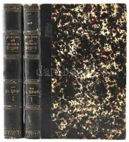 [Görgey] Görgei, Arthur,: Mein Leben und Wirken in Ungarn in den Jahren 1848 und 1849. I-II. Band. Leipzig, 1852, F. A. Brockhaus, XX+327+1; X+437+1 p. Német nyelven. Első kiadás. Korabeli aranyozott gerincű, álbordás félbőr-kötés, a borítón és a gerincen kis kopásnyomokkal, (foxing) foltos lapokkal, a 80-84. oldalak között a lapok kötése javított és a javítás mentén foltos.