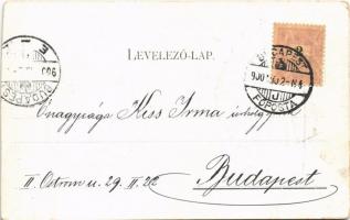 1900 Göre Gábor bíró úr. Göre levelezőlapok és Göre könyvek kiadója Singer és Wolfner / Hungarian hu...