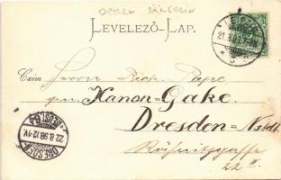 1898 Blaha Lujza és Vidor Pál. Strelisky felvétele