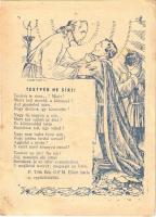 1949 Testvér ne sírj! / Hungarian religious art postcard s: Márton L. (EB)