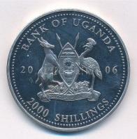 Uganda 2006. 2000Sh "A labdarúgás halhatatlanjainak csarnoka - Csehország 1960-as évek", b...