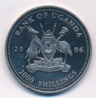 Uganda 2006. 2000Sh "A labdarúgás halhatatlanjainak csarnoka - Szlovákia 1970-es évek", bi...