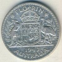 Ausztrália 1947. 1Fl Ag T:3