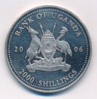 Uganda 2006. 2000Sh "A labdarúgás halhatatlanjainak csarnoka - Németország 1970-es évek", ...