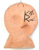 Kiss Roóz Ilona (1920-2010): Testvérpár.
Mázas samottos kerámia, kézzel festett, jelzett, hibátlan,...