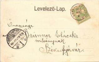 1904 Répcekethely, Mannersdorf an der Rabnitz, Sopron-Kéthely; Római katolikus templom és népiskola,...