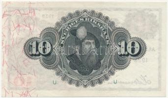 Svédország 1938. 10K T:II
Sweden 1938. 10 Kronor C:XF
Krause 34.u