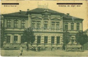 1940 Székelyudvarhely, Odorheiu Secuiesc; Gradina de copii mici / Kindergarten / Mária Valéria Gyermekkert, óvoda. W.L. (?) 1747. + 1940 Székelyudvarhely visszatért So. Stpl