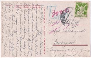 Eperjes, Presov; Korcsolyázópálya pavilonja, mosóasszonyok a pataknál / Pavilon dráhy na Cneslenia /...