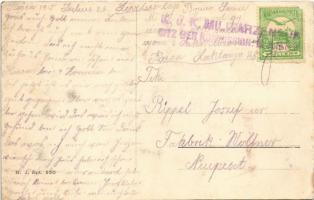 Kassa, Kosice; Fő utca, Mária szobor, villamos, óra és ékszer üzlet, Serebrenik, Váry Gyula, Gradovn...