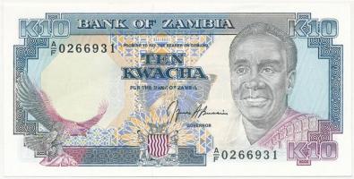 Zambia 1991-1993. 10K T:I Zambia 1991-1993. 10 Kwacha C:UNC Krause 31.b