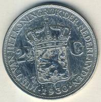 Hollandia 1930. 2 1/2G Ag "Wilhelmina" T:2/3