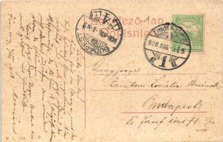 1908 Zimony, Semlin, Zemun; Reálgimnázium. W.L. 903. / grammar school