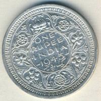 Brit-India 1945. 1R Ag VI.György T:3