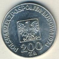 Lengyelország 1974. 200Zl Ag "Köztársaság 30. évfordulója" T:2 apró ph.