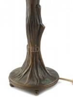 Tiffany jellegű szecessziós asztali lámpa.
Egyedi tervezésű, rózsakvarc színű, pattintott ólomüveg ...