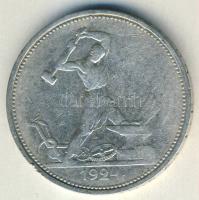 Szovjetunió 1924. 50k Ag T:3 apró ph.