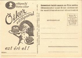 Világos fej, biztos siker Ötker sütőporral ezt éri el! / Hungarian baking powder advertisement