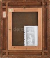 Koszta József (1861-1949): Hazafelé tartó aratók (vázlat). Olaj, vászon. Jelezve jobbra középen. Dub...