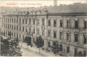 1910 Budapest V. Károly főherceg laktanya (Valero kaszárnya), a mai Markó és Honvéd utca sarkán