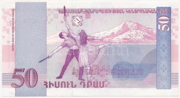 Örményország 1998. 50Dr T:I
Armenia 1998. 50 Dram C:UNC 
Krause P#41