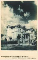 1929 Budapest II. Olasz fasor (Szilágyi Erzsébet fasor) 57. sz. villa. Gaal Lajos építészmérnök terve. photo