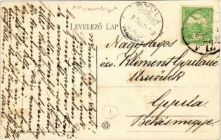 1909 Budapest XIV. Városliget, Rudolf trónörökös szobra. Divald Károly 41-1908