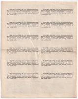 Budapest 1942. "A Magyar Királyság 3%-kal Kamatozó Törlesztéses Államadóssága" kötvénye 10...