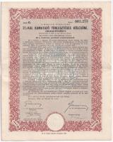 Budapest 1944. "A Magyar Királyság 3%-kal Kamatozó Törlesztéses Kölcsöne (Buzakötvény)" ál...