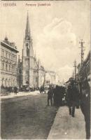 1915 Újvidék, Novi Sad; Ferenc József tér / square