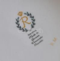 Reichenbach virágmintás porcelán bonbonier. Részben kézzel festett, jelzett, minimális kopással, m: ...