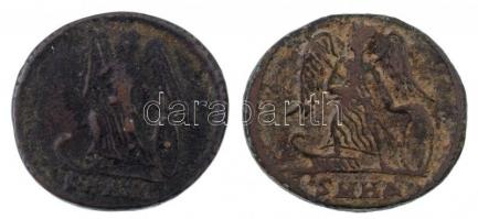 Római Birodalom / Konstantinápoly emlékveretek / Heraclea 330-333. AE Follis (2,74g) + Antiochia 330...