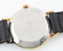 Glashütte 23 köves automata karóra. Működő, jó állapotban kicsi kopásokkal, bőr szíjjal d: 35 mm