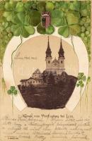 Pöstlingberg bei Linz Embossed Litho