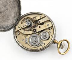 E. Moser fém zsebóra, javításra szoruló szerkezettel, sérült. d: 50 mm