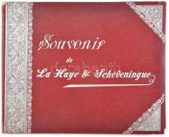 Souvenir de La Haye & Schéveningue, díszes leporellófüzet hágai látnivalókkal, 35 képpel